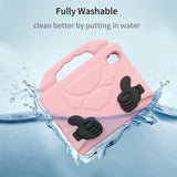 iPad Mini (2024 / 2021) - EIDERWOOD Børne Cover m. Thumb Kickstand - Lyserød