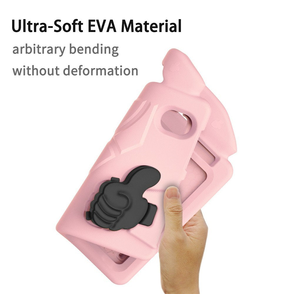 iPad Mini (2024 / 2021) - EIDERWOOD Børne Cover m. Thumb Kickstand - Lyserød