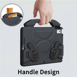 EIDERWOOD iPad 10.2" (2021 / 2020 / 2019) / Air (2019) Børne Tablet Cover m. Indbygget Ståfunktion - Sort