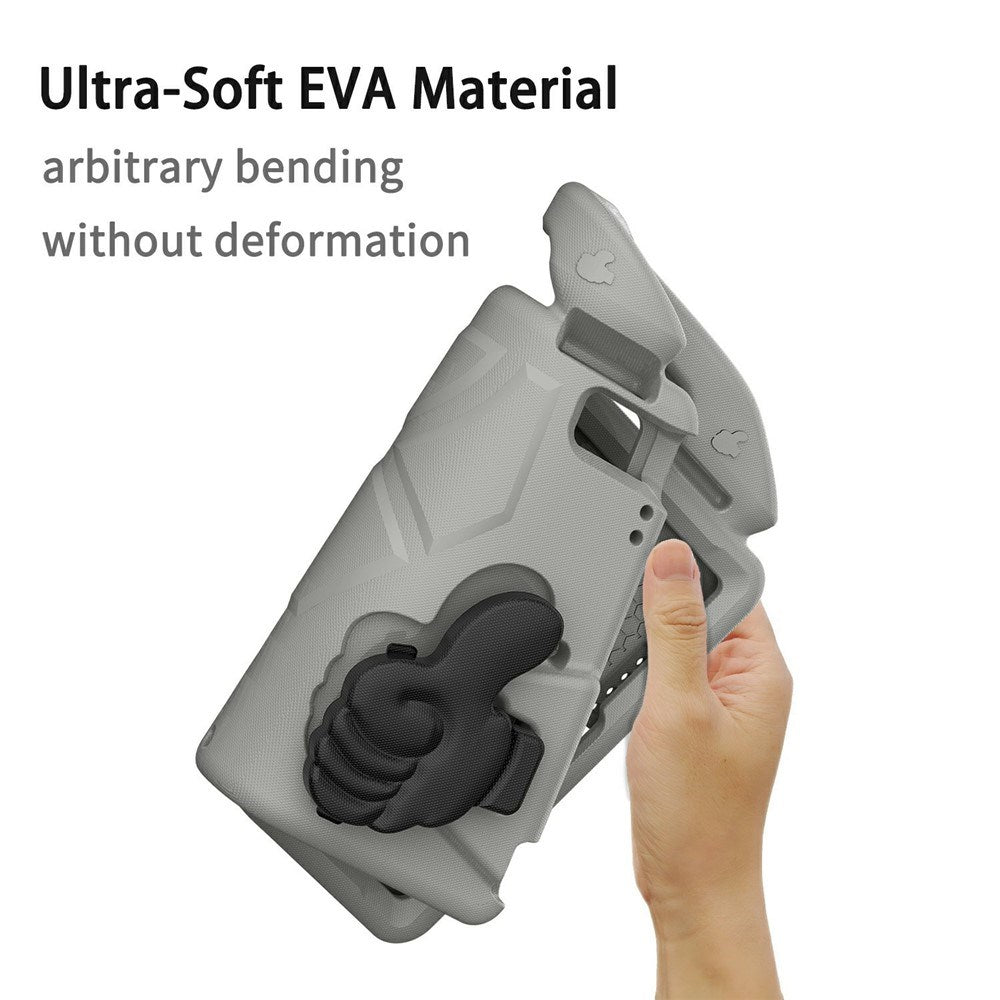 EIDERWOOD iPad 10.2" (2021 / 2020 / 2019) / Air (2019) Børne Tablet Cover m. Indbygget Ståfunktion - Grå