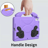 EIDERWOOD iPad 10.2" (2021 / 2020 / 2019) / Air (2019) Børne Tablet Cover m. Indbygget Ståfunktion - Lilla