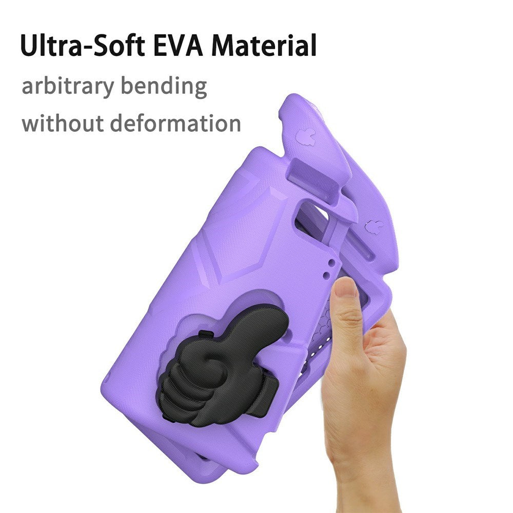 EIDERWOOD iPad 10.2" (2021 / 2020 / 2019) / Air (2019) Børne Tablet Cover m. Indbygget Ståfunktion - Lilla