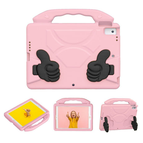 EIDERWOOD iPad 10.2" (2021 / 2020 / 2019) / Air (2019) Børne Tablet Cover m. Indbygget Ståfunktion - Lyserød