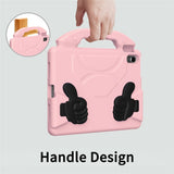 EIDERWOOD iPad 11" (2025) / Air 11" (2025 / 2024) / 10.9" (2024 / 2022) Børne Tablet Cover m. Indbygget Ståfunktion - Lyserød