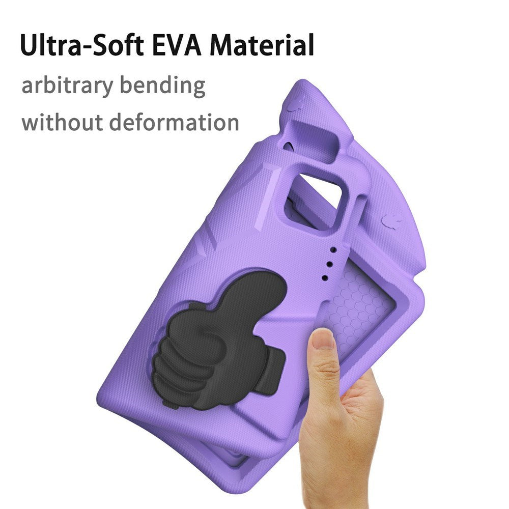 EIDERWOOD iPad Pro 11" (2025 - 2018) / Air (2022 / 2020) Børne Tablet Cover m. Indbygget Ståfunktion - Lilla