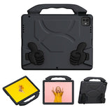 iPad Pro 12.9" (2022 / 2021 / 2020 / 2018) / Air 13" (2025 / 2024) / Pro 13" (2025 / 2024) - EIDERWOOD Børne Cover m. Thumb Kickstand - Sort