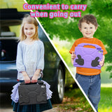 iPad 9.7" (2018 / 2017) / Air 2 / Air - EIDERWOOD Børne Cover m. Thumb Kickstand - Sort