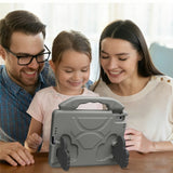 iPad 9.7" (2018 / 2017) / Air 2 / Air - EIDERWOOD Børne Cover m. Thumb Kickstand - Grå