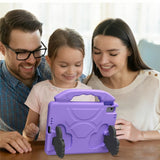 iPad 9.7" (2018 / 2017) / Air 2 / Air - EIDERWOOD Børne Cover m. Thumb Kickstand - Lilla