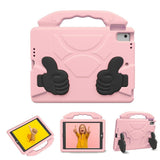 iPad 9.7" (2018 / 2017) / Air 2 / Air - EIDERWOOD Børne Cover m. Thumb Kickstand - Lyserød