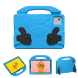 EIDERWOOD Xiaomi Redmi Pad 2 / SE / 6 / 5 / Lenovo Tab M11 / Samsung Galaxy Tab S10 FE / S9 FE / S9 / S8 / S7 Børne Cover m. Stå Funktion - Blå