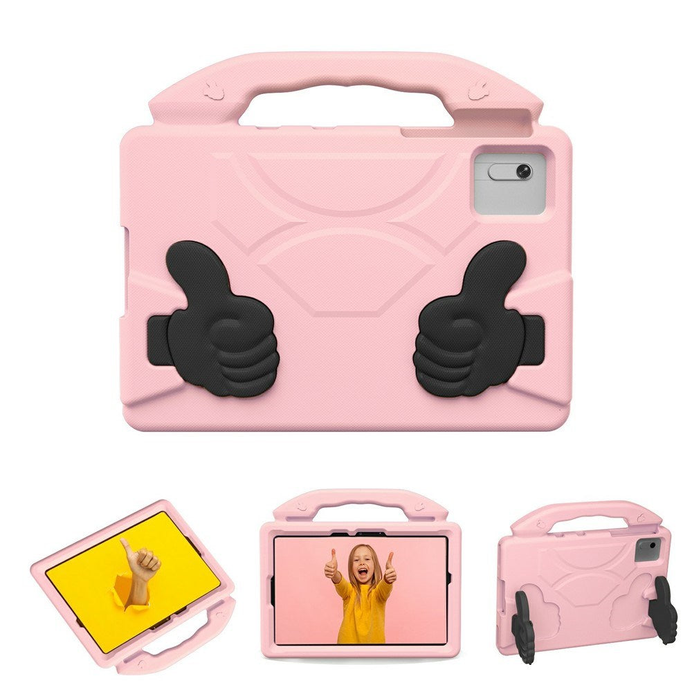 EIDERWOOD Xiaomi Redmi Pad 2 / SE / 6 / 5 / Lenovo Tab M11 / Samsung Galaxy Tab S10 FE / S9 FE / S9 / S8 / S7 Børne Cover m. Stå Funktion - Lyserød