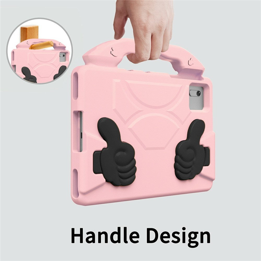 EIDERWOOD Xiaomi Redmi Pad 2 / SE / 6 / 5 / Lenovo Tab M11 / Samsung Galaxy Tab S10 FE / S9 FE / S9 / S8 / S7 Børne Cover m. Stå Funktion - Lyserød