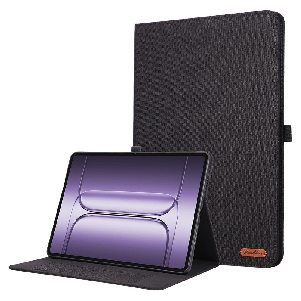 Kunstlæder Flip Cover - OnePlus Pad 3 - Kortholder & Ståfunktion - Sort