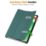 OnePlus Pad Lite - EIDERWOOD Kunstlæder Flip Cover m. Ståfunktion - Grøn