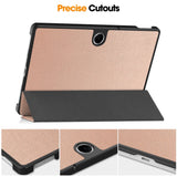 OnePlus Pad Lite - EIDERWOOD Kunstlæder Flip Cover m. Ståfunktion - Rose Gold
