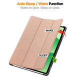 OnePlus Pad Lite - EIDERWOOD Kunstlæder Flip Cover m. Ståfunktion - Rose Gold