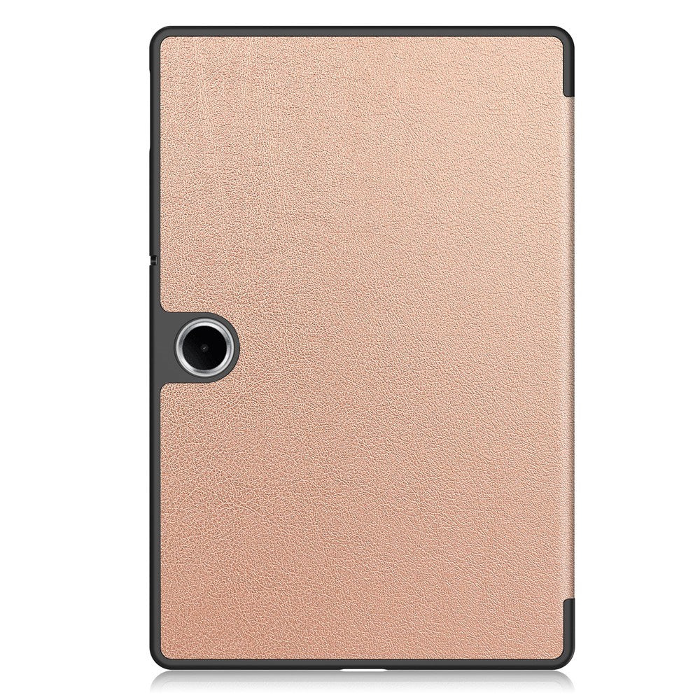 OnePlus Pad Lite - EIDERWOOD Kunstlæder Flip Cover m. Ståfunktion - Rose Gold