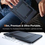 TORRAS iPad Pro 13" (2024) Cover m. Kickstand & Apple Pencil Holder - Gennemsigtig / Sort