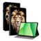 EIDERWOOD OnePlus Pad Lite Kunstlæder Flip Tablet Cover m. Motiv - Løve