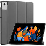 Lenovo Idea Tab Plus 12.1" EIDERWOOD Kunstlæder Tabletcover m. Ståfunktion - Grå