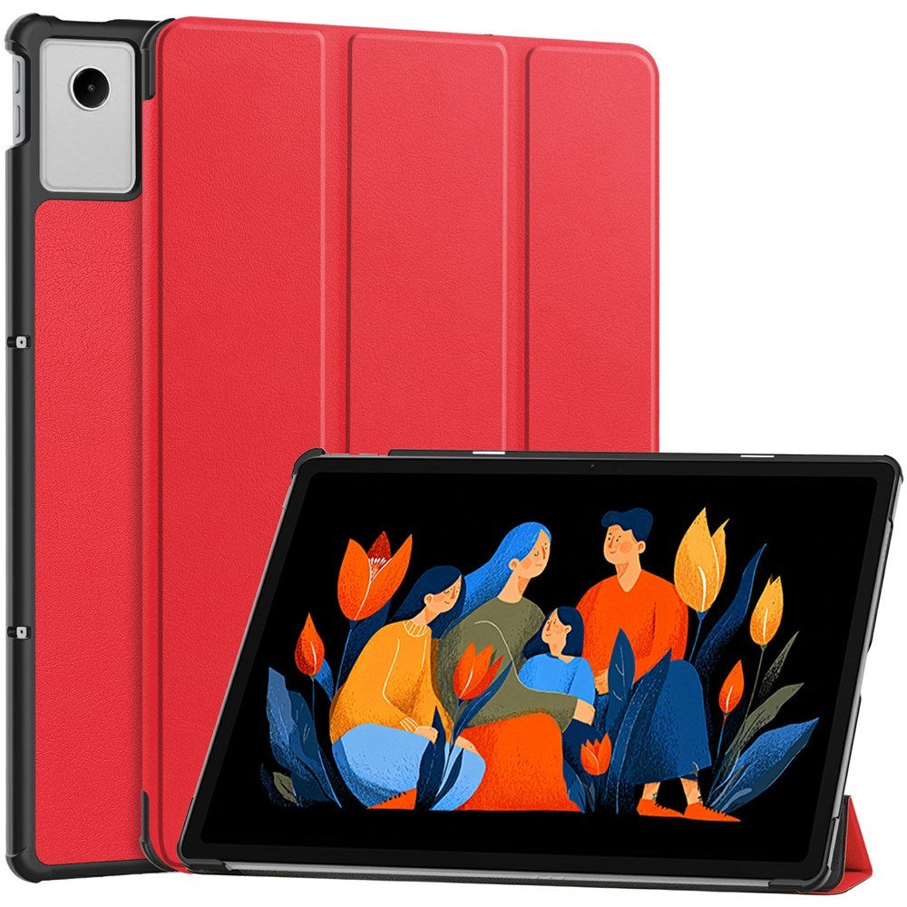 Lenovo Idea Tab Plus 12.1" EIDERWOOD Kunstlæder Tabletcover m. Ståfunktion - Rød