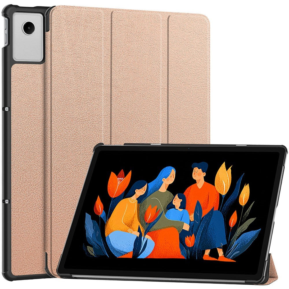 Lenovo Idea Tab Plus 12.1" EIDERWOOD Kunstlæder Tabletcover m. Ståfunktion - Rose Gold