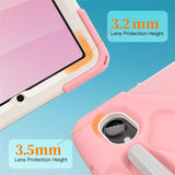 EIDERWOOD Samsung Galaxy Tab S11 Stødabsorberende Cover m. Roterbar Ståfunktion & Velcrostrop - Lyserød