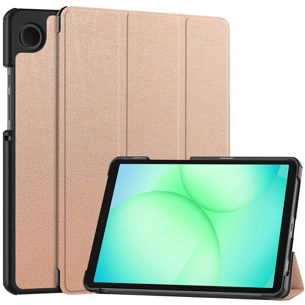 EIDERWOOD Samsung Galaxy Tab A11 Læder Tablet Cover m. Standerfunktion - Rose Gold