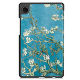 EIDERWOOD Samsung Galaxy Tab A11 Kunstlæder Tablet Cover m. Motiv - Blomster