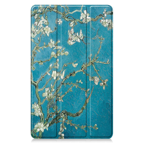 EIDERWOOD Samsung Galaxy Tab A11 Kunstlæder Tablet Cover m. Motiv - Blomster