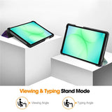 EIDERWOOD Samsung Galaxy Tab A11 Kunstlæder Tablet Cover m. Motiv - Galakse