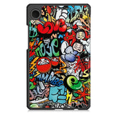 EIDERWOOD Samsung Galaxy Tab A11 Kunstlæder Tablet Cover m. Motiv - Graffiti