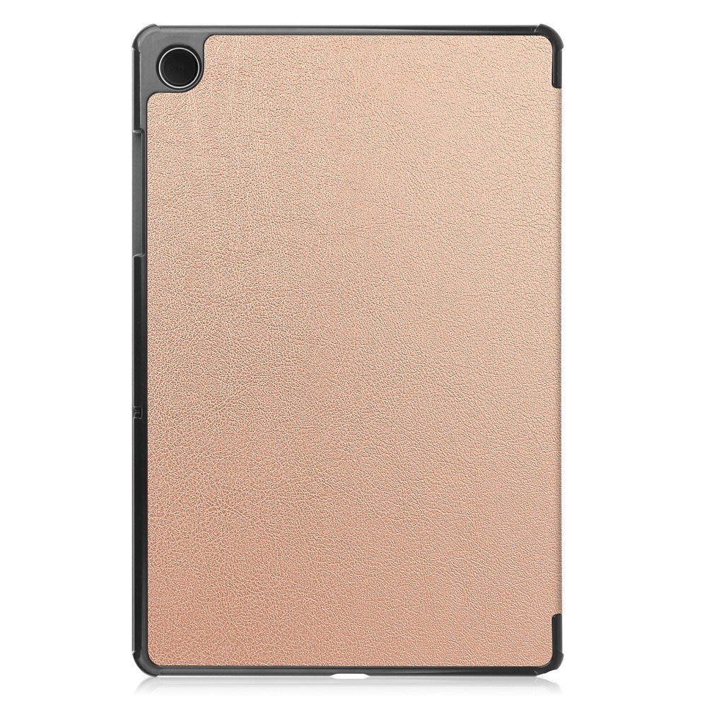 Samsung Galaxy Tab A11+ (Plus) EIDERWOOD Kunstlæder Tablet Cover m. Standerfunktion - Rose Gold