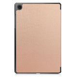 Samsung Galaxy Tab A11+ (Plus) EIDERWOOD Kunstlæder Tablet Cover m. Standerfunktion - Rose Gold