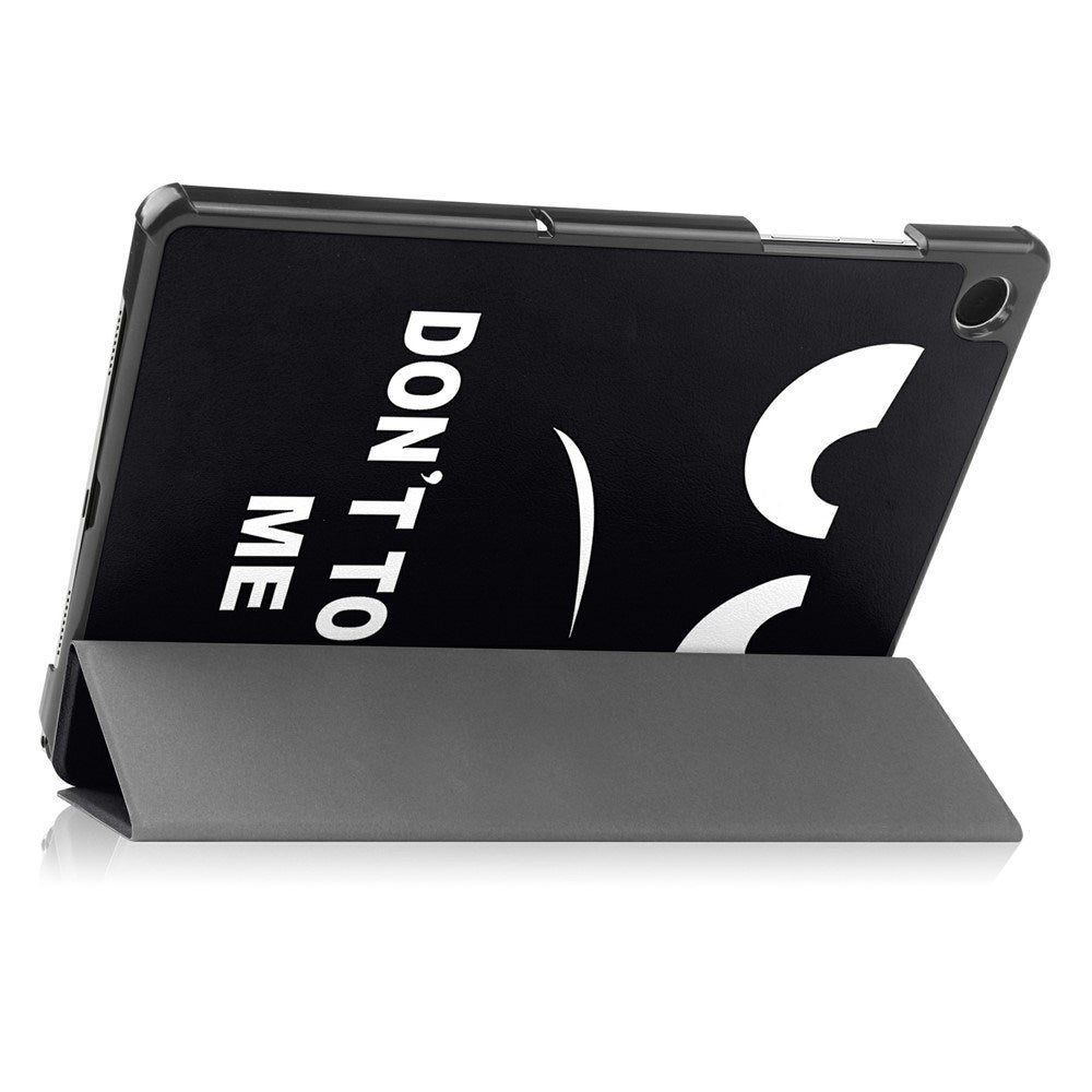 Samsung Galaxy Tab A11+ (Plus) EIDERWOOD Kunstlæder Tablet Cover m. Motiv - "Don't Touch Me"