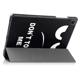 Samsung Galaxy Tab A11+ (Plus) EIDERWOOD Kunstlæder Tablet Cover m. Motiv - "Don't Touch Me"