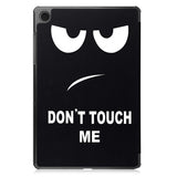 Samsung Galaxy Tab A11+ (Plus) EIDERWOOD Kunstlæder Tablet Cover m. Motiv - "Don't Touch Me"