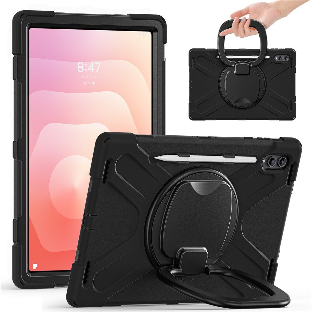 EIDERWOOD Samsung Galaxy Tab S12 Ultra / S11 Ultra Håndværker Tablet Cover m. Stander - Sort