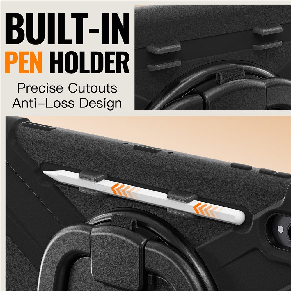EIDERWOOD Samsung Galaxy Tab S12 Ultra / S11 Ultra Håndværker Tablet Cover m. Stander - Sort