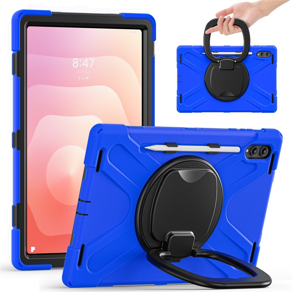 EIDERWOOD Samsung Galaxy Tab S12 Ultra / S11 Ultra Håndværker Cover m. Stander - Blå / Sort