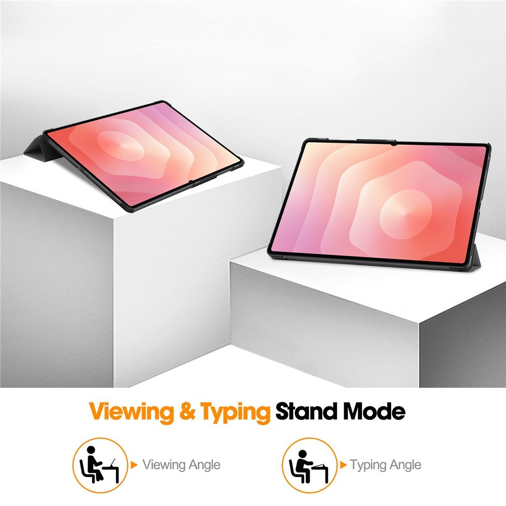 EIDERWOOD Samsung Galaxy Tab S11 Ultra Læder Tablet Cover m. Standerfunktion - Grå