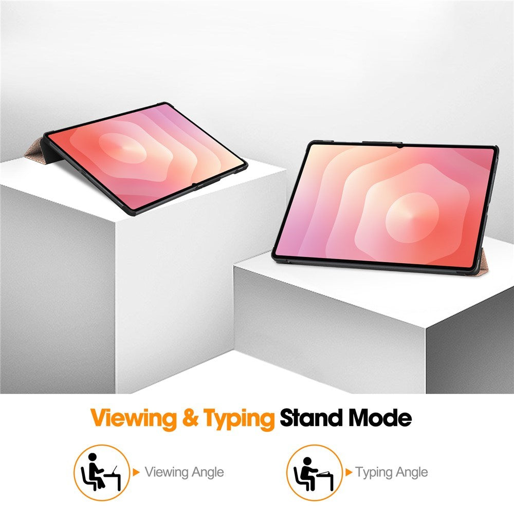 EIDERWOOD Samsung Galaxy S11 Ultra Læder Tablet Cover m. Standerfunktion - Rose Gold