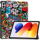 EIDERWOOD Xiaomi Redmi Pad 2 Pro Kunstlæder Tablet Cover m. Motiv - Graffiti