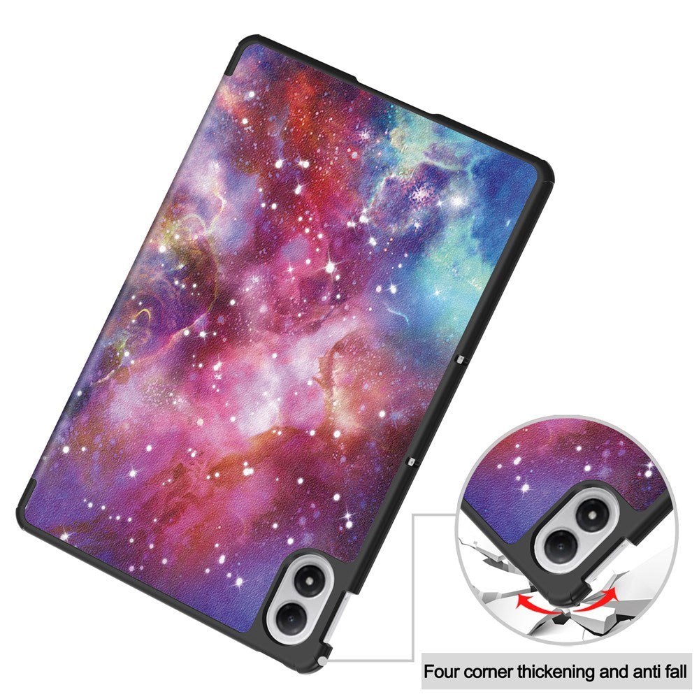EIDERWOOD Xiaomi Redmi Pad 2 Pro Kunstlæder Tablet Cover m. Motiv - Galakse