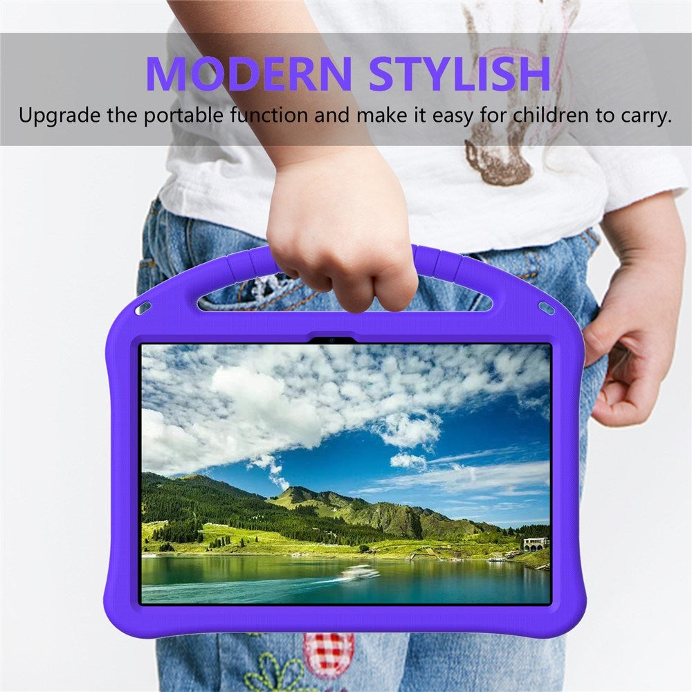 EIDERWOOD Xiaomi Redmi Pad 2 Pro Børnevenligt Tablet Cover med Kickstand - Lilla