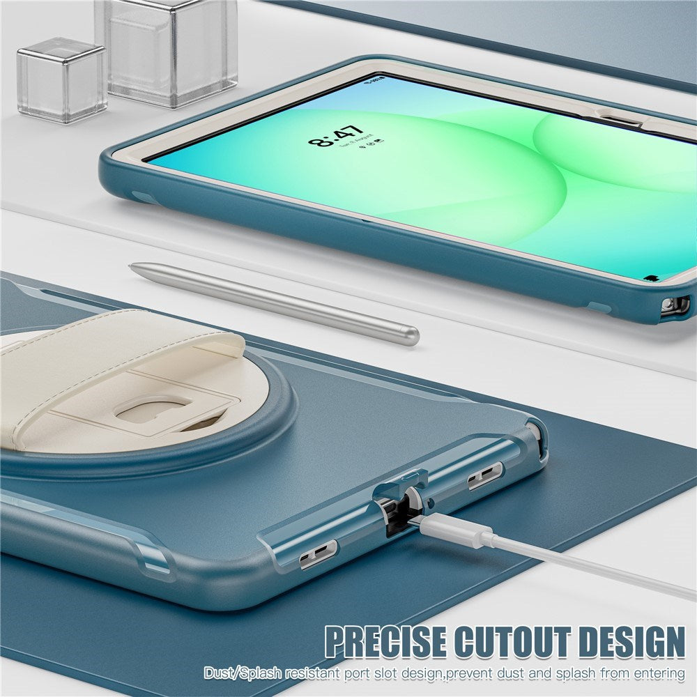 Samsung Galaxy Tab A11+ (Plus) EIDERWOOD Stødabsorberende Cover m. Roterbar Ståfunktion - Grøn