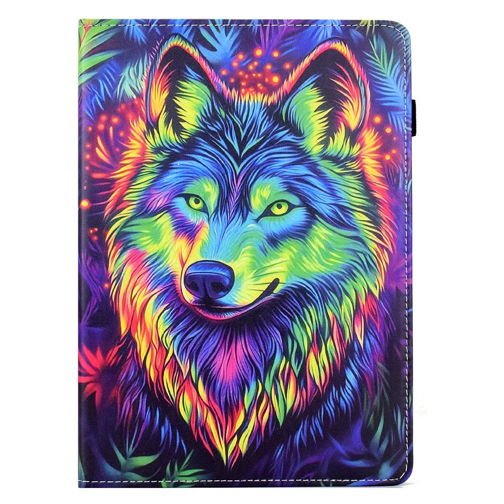 Lenovo Idea Tab Pro / Tab P12 Pro EIDERWOOD Farverigt Tabletcover m. Motiv - Ulv