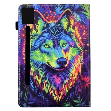 Lenovo Idea Tab Pro / Tab P12 Pro EIDERWOOD Farverigt Tabletcover m. Motiv - Ulv