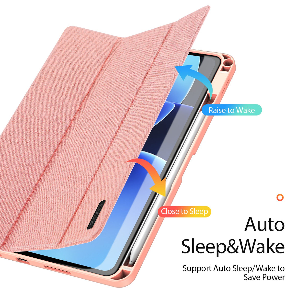 Xiaomi Pad 8 / 8 Pro / 7 / 7 Pro DUX DUCIS Kunstlæder Cover - Lyserød
